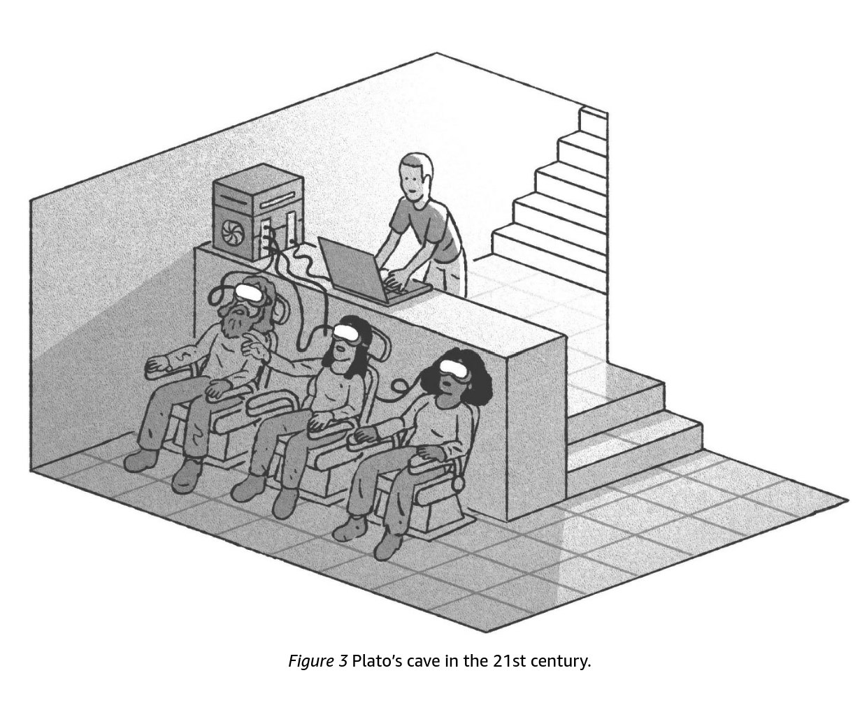 Plato's cave in the 21st century — VR headsets in the cave