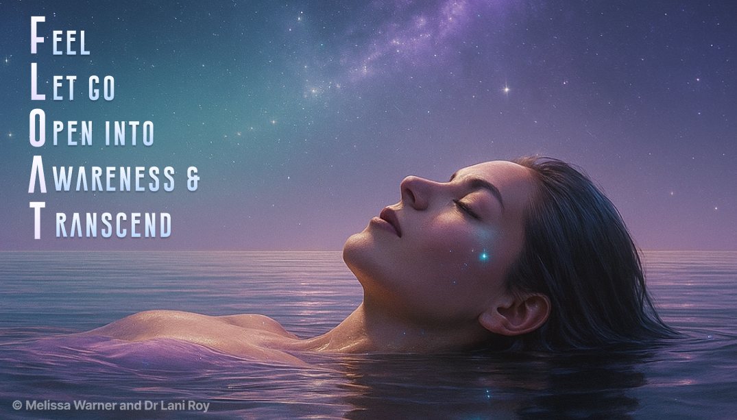 FLOAT — floating in a starlit ocean